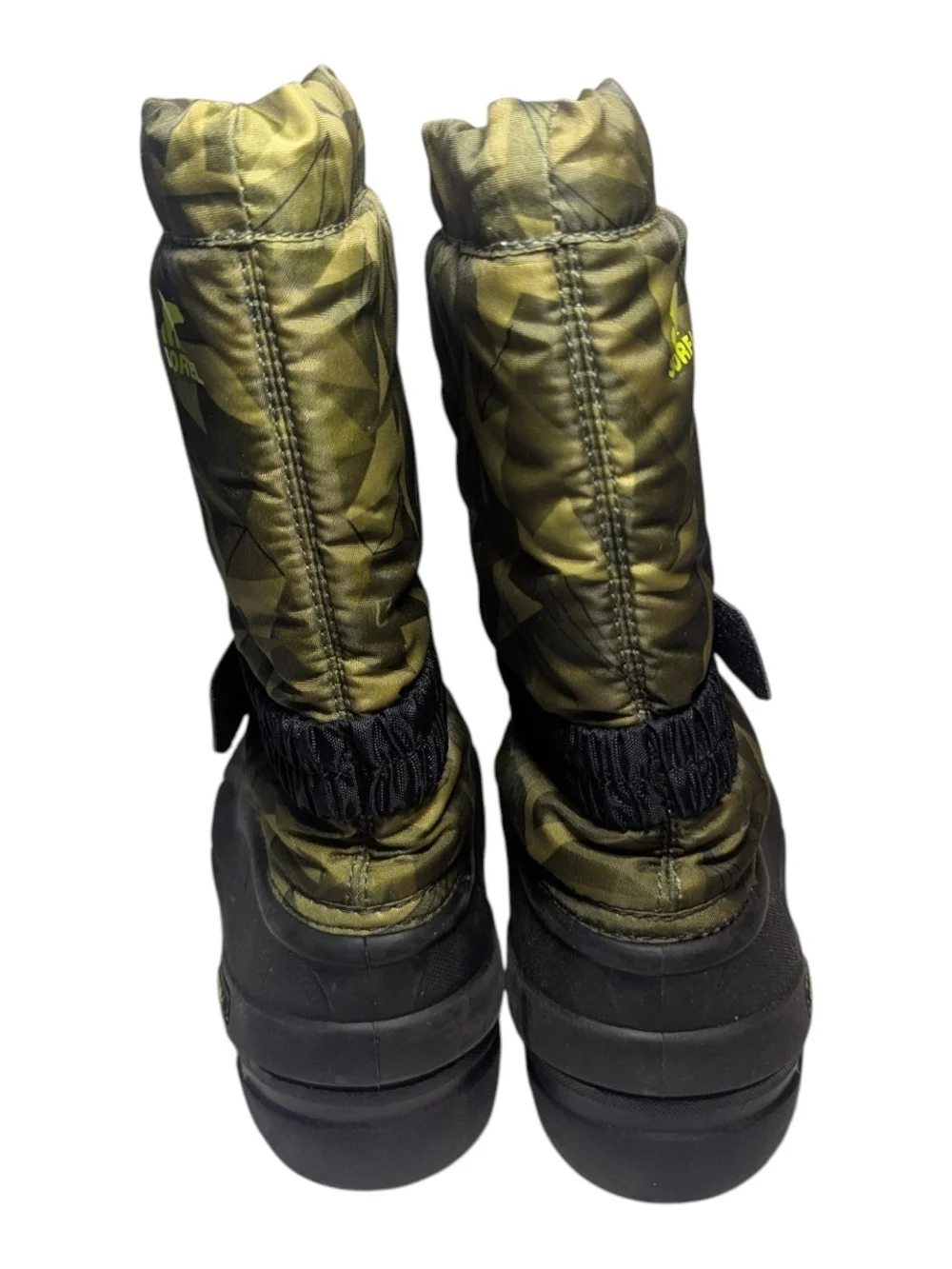 SOREL Youth Kids Winter Boots Sz 6 Camo Waterproof